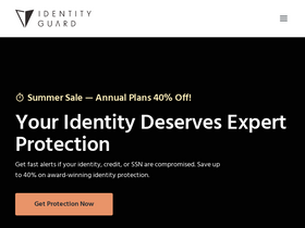 'identityguard.com' screenshot