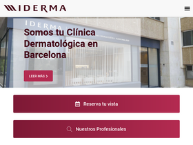 'iderma.es' screenshot