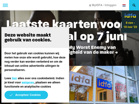 'idfa.nl' screenshot