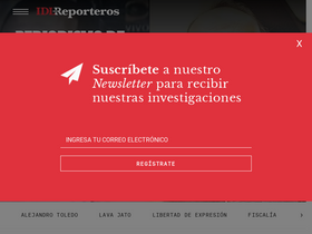 'idl-reporteros.pe' screenshot