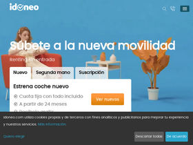 'idoneo.es' screenshot