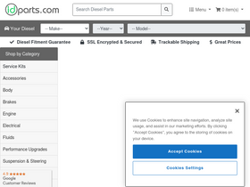 'idparts.com' screenshot
