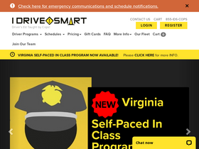 'idrivesmart.com' screenshot