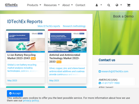 'idtechex.com' screenshot