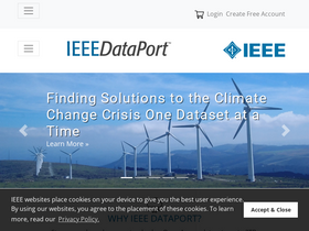 'ieee-dataport.org' screenshot