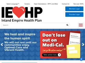 'iehp.org' screenshot