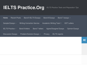 'ielts-practice.org' screenshot