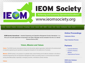 'ieomsociety.org' screenshot