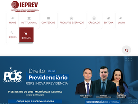 'ieprev.com.br' screenshot