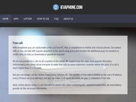 'ievaphone.com' screenshot