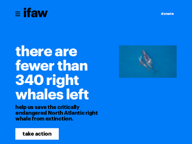 'ifaw.org' screenshot