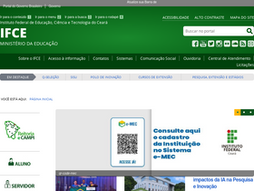 'ifce.edu.br' screenshot