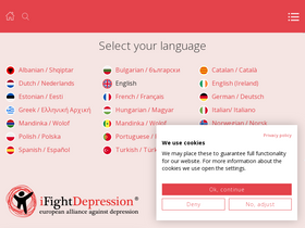 'ifightdepression.com' screenshot
