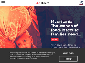 'ifrc.org' screenshot