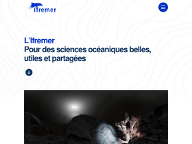 'ifremer.fr' screenshot