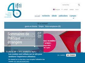 'ifri.org' screenshot