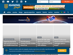 'igamingbrazil.com' screenshot