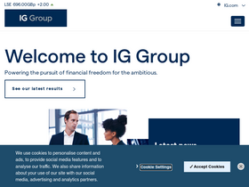 'iggroup.com' screenshot