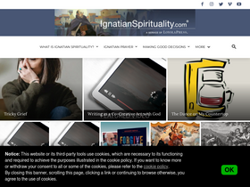 'ignatianspirituality.com' screenshot
