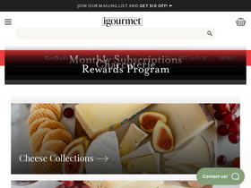 'igourmet.com' screenshot