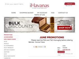 'ihavanas.com' screenshot