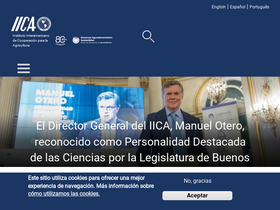 'iica.int' screenshot