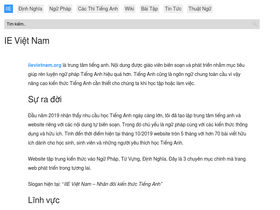 'iievietnam.org' screenshot