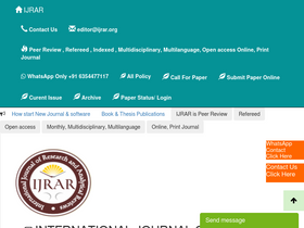 'ijrar.org' screenshot
