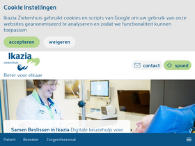 'ikazia.nl' screenshot