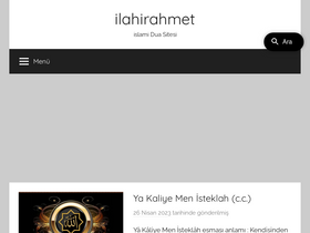 'ilahirahmet.com' screenshot