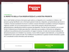 'ilcorrieredellacitta.com' screenshot