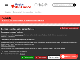'iledefrance.fr' screenshot