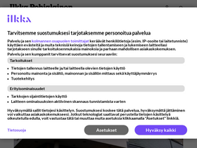'ilkkapohjalainen.fi' screenshot