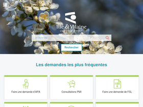 'ille-et-vilaine.fr' screenshot