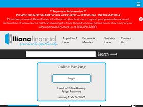 'illiana.org' screenshot