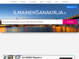 'ilmainensanakirja.fi' screenshot