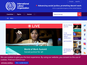 'ilo.org' screenshot