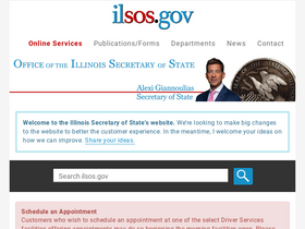 'ilsos.gov' screenshot