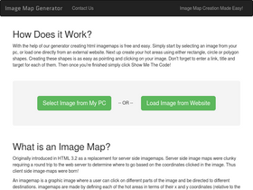 'image-map.net' screenshot