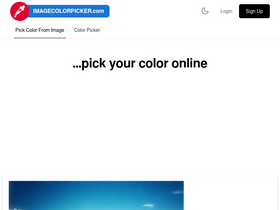 'imagecolorpicker.com' screenshot