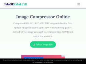 'imagesmaller.com' screenshot