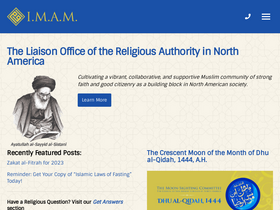 'imam-us.org' screenshot