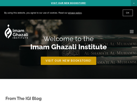 'imamghazali.org' screenshot