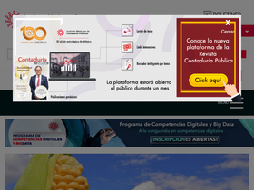 'imcp.org.mx' screenshot