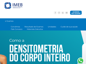 'imeb.com.br' screenshot