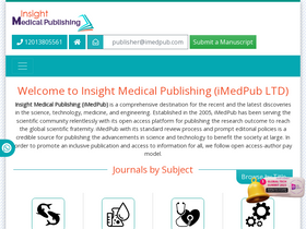 'imedpub.com' screenshot