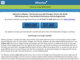 'imeetzu.com' screenshot