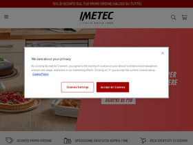 'imetec.com' screenshot