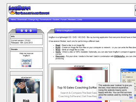 'imgburn.com' screenshot
