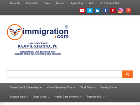 'immigration.com' screenshot